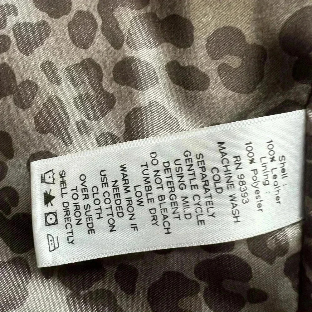 Dennis Basso Suede Leather Button Front Jacket Gray Women’s Size Medium Washable - Picture 12 of 16